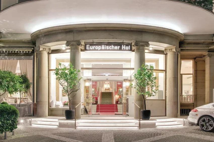 Luxushotel Hotel Europäischer Hof Heidelberg, Bestes Hotel Deutschlands in historischer Architektur der Altstadt von Heidelberg